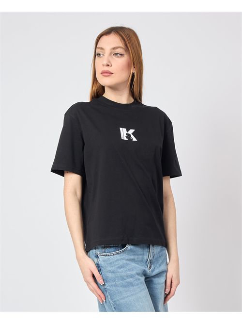 T-shirt basique Karl Lagerfeld pour femme avec logo KARL LAGERFELD | A1W17031999